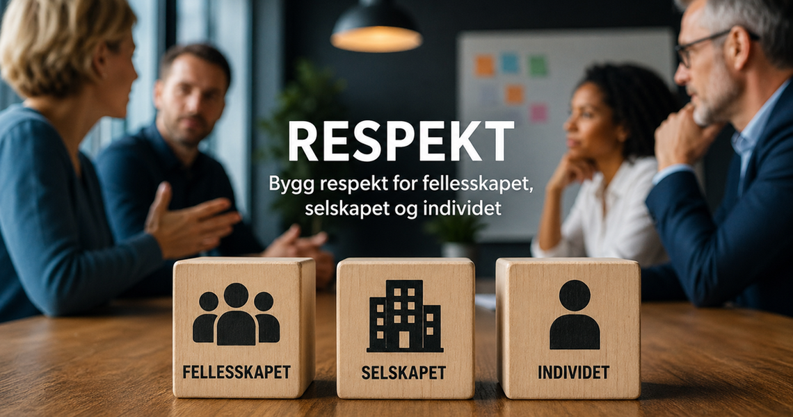 Respekt formes ikke av hva som står i verdidokumentet, men av hva ledere aksepterer og forsterker i hverdagen.