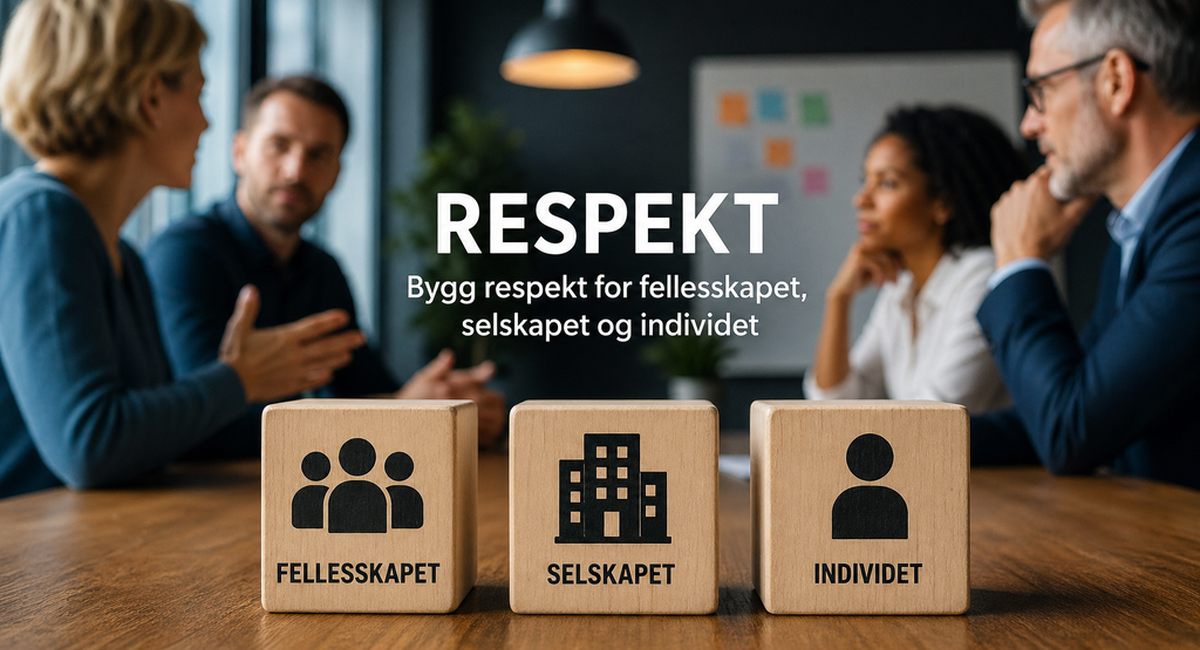 Respekt formes ikke av hva som står i verdidokumentet, men av hva ledere aksepterer og forsterker i hverdagen.