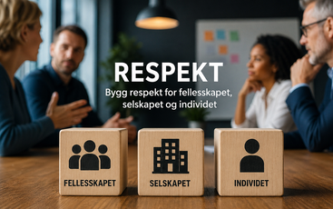 Respekt formes ikke av hva som står i verdidokumentet, men av hva ledere aksepterer og forsterker i hverdagen. Respekt formes ikke av hva som står i verdidokumentet, men av hva ledere aksepterer og forsterker i hverdagen.