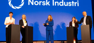 Politisk debatt under Norsk Industri årskonferanse 2026