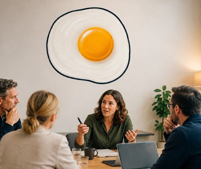 Speileggmodellen hjelper ledere og team med å skille mellom forhold de ikke kan påvirke, og handlingsrommet de faktisk har. Målet er å bruke mindre energi på frustrasjon og mer på fremdrift. Speileggmodellen hjelper ledere og team med å skille mellom forhold de ikke kan påvirke, og handlingsrommet de faktisk har. Målet er å bruke mindre energi på frustrasjon og mer på fremdrift.