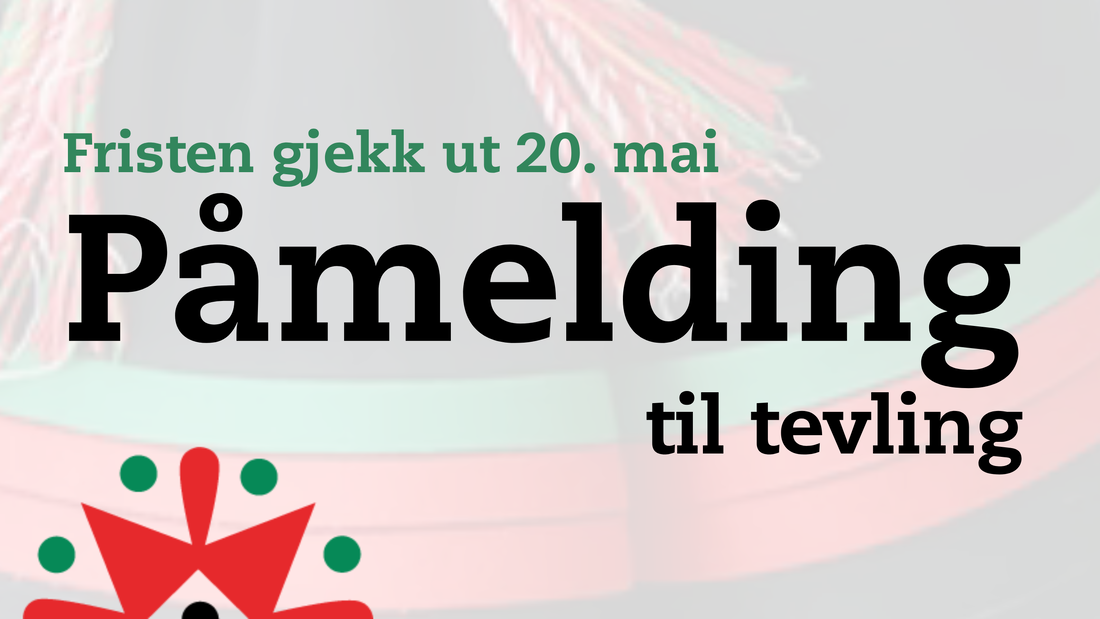 påmelding til tevling etter 20 mai