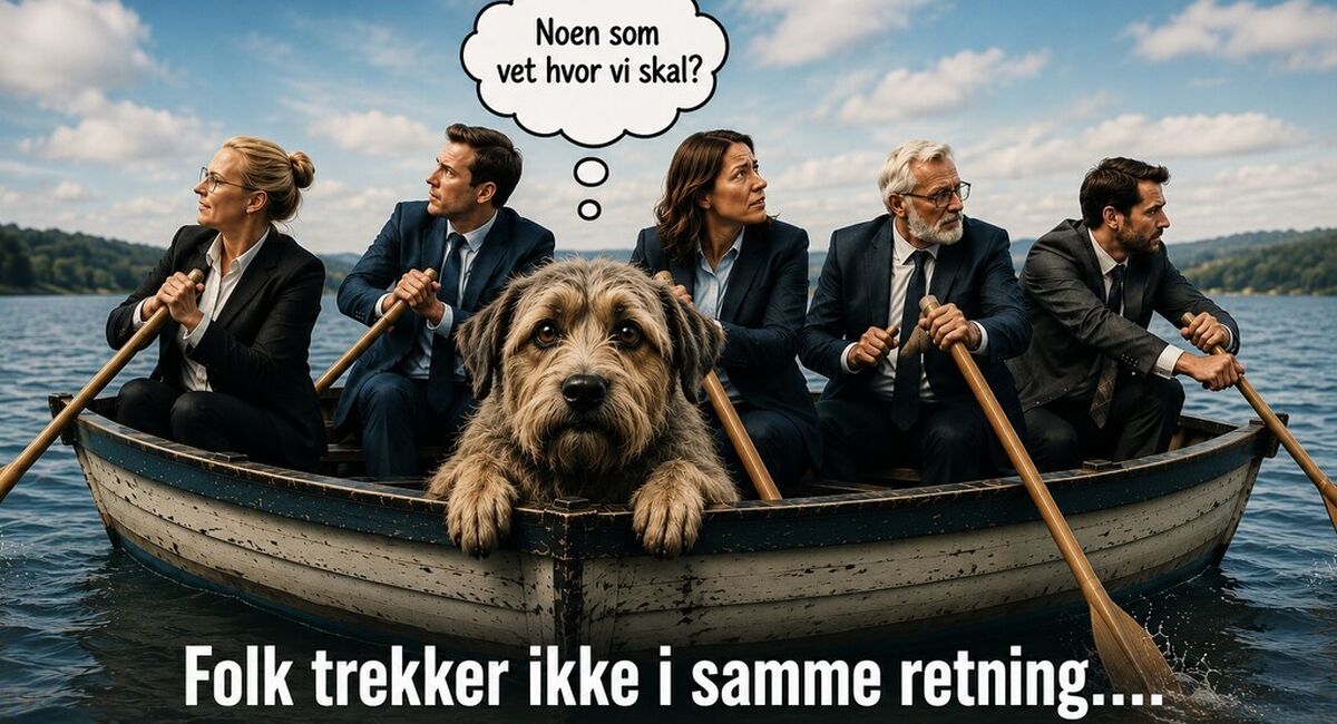 Når fremtiden er uklar, blir lederens viktigste oppgave å skape retning som gir mennesker trygghet, forståelse og handlekraft.