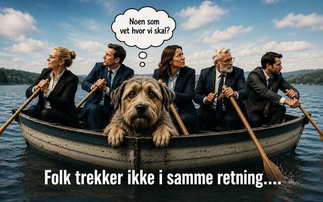 Når fremtiden er uklar, blir lederens viktigste oppgave å skape retning som gir mennesker trygghet, forståelse og handlekraft. Når fremtiden er uklar, blir lederens viktigste oppgave å skape retning som gir mennesker trygghet, forståelse og handlekraft.