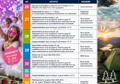 sommeraktiviteter
