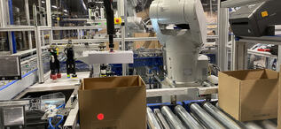 Komplett logistikkautomatisering, nå med KI-drevne roboter