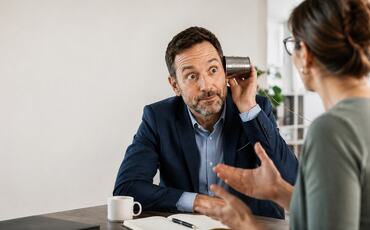 Den første setningen i en vanskelig samtale kan avgjøre om medarbeideren åpner seg eller går i forsvar. Gode ledere bruker spørsmål for å forstå før de vurderer.
