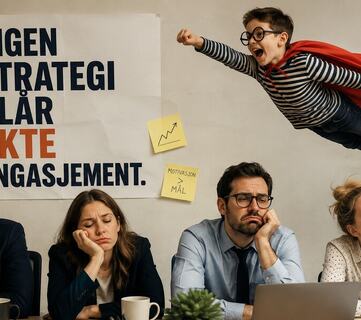 Resultater starter med mennesker som ønsker å bidra – ikke bare med planer og mål. Resultater starter med mennesker som ønsker å bidra – ikke bare med planer og mål.