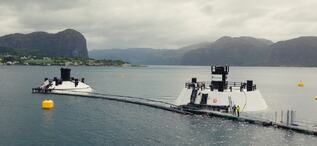 Fishglobe Technologies har hatt et eget pilotanlegg i Lysefjorden (Bilde: Spindel Film AS). Fiskelykke uten lus i lukkede anlegg, hvor også miljøet vinner