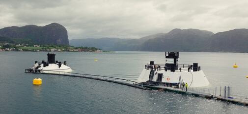 Fishglobe Technologies har hatt et eget pilotanlegg i Lysefjorden (Bilde: Spindel Film AS). Fiskelykke uten lus i lukkede anlegg, hvor også miljøet vinner