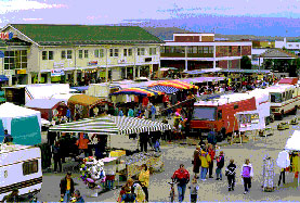 Lakselv sentrum under tidligere Gla´Lakselvdager